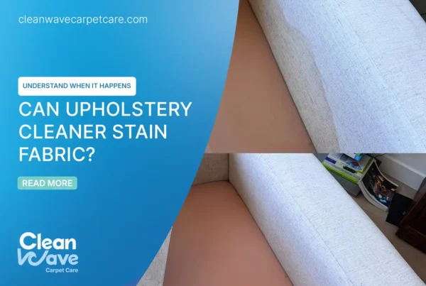 Can Upholstery Cleaner stain fabric? Understand when it happens and how to avoid it