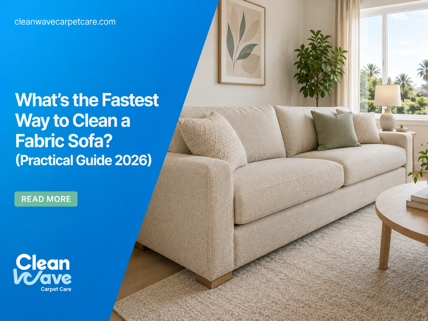 What's the Fastest Way to Clean a Fabric Sofa? (Practical Guide 2026)