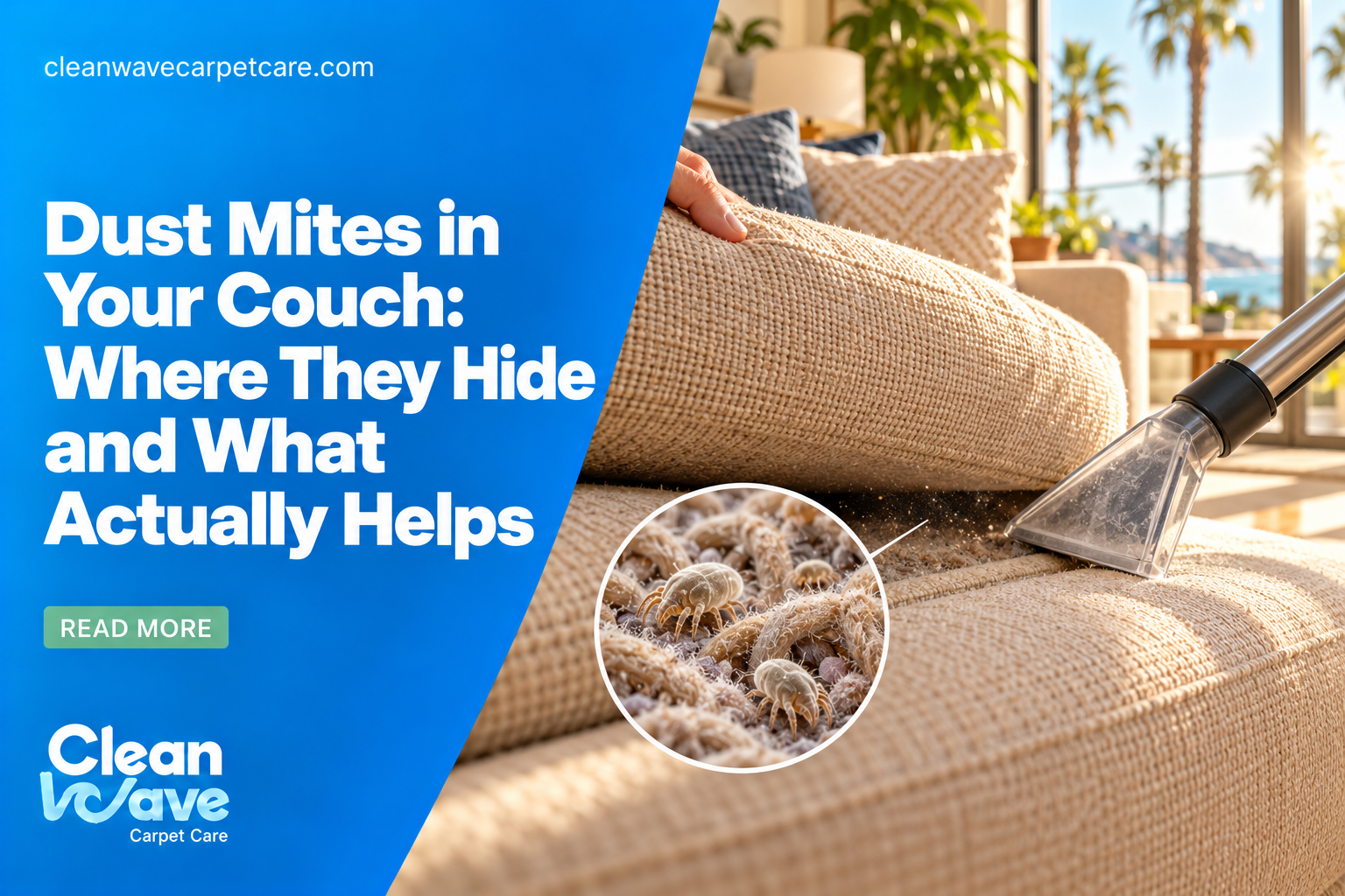 Dust Mites in Your Couch: Where They Hide and What Actually Helps