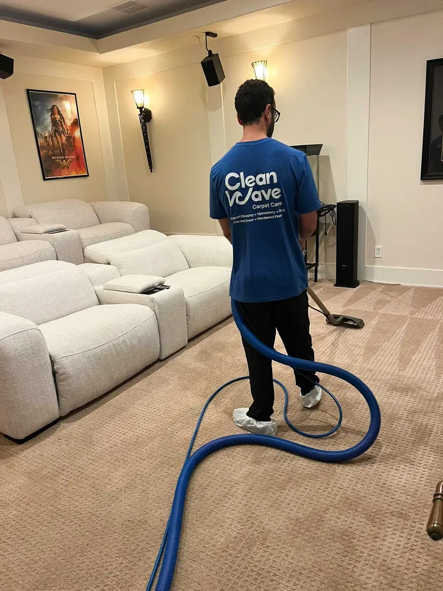 Professional carpet cleaning result - CleanWave San Diego