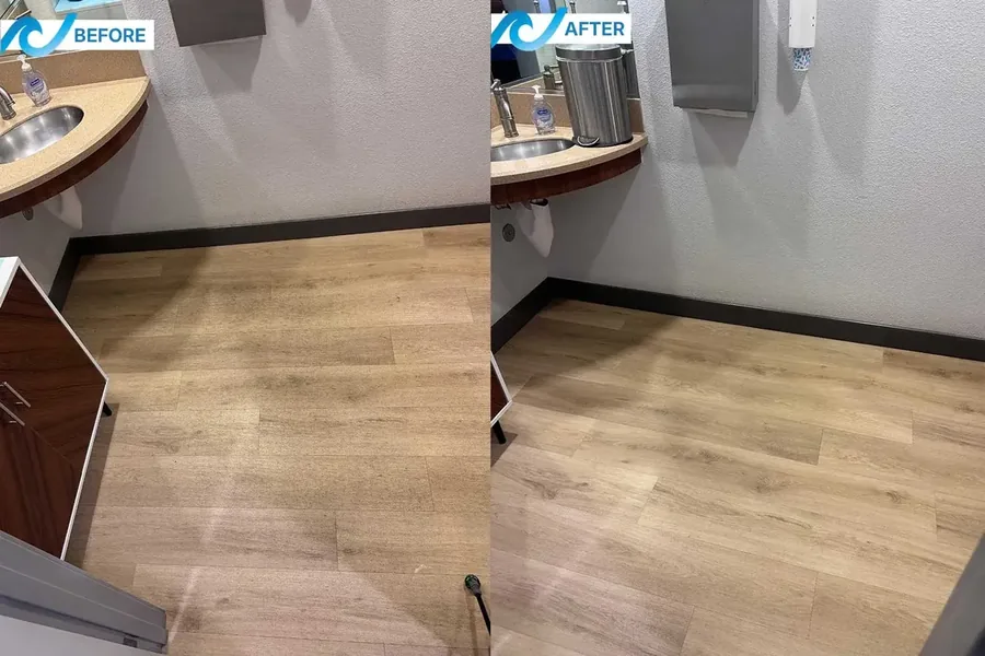 Hardwood floor cleaning and restoration