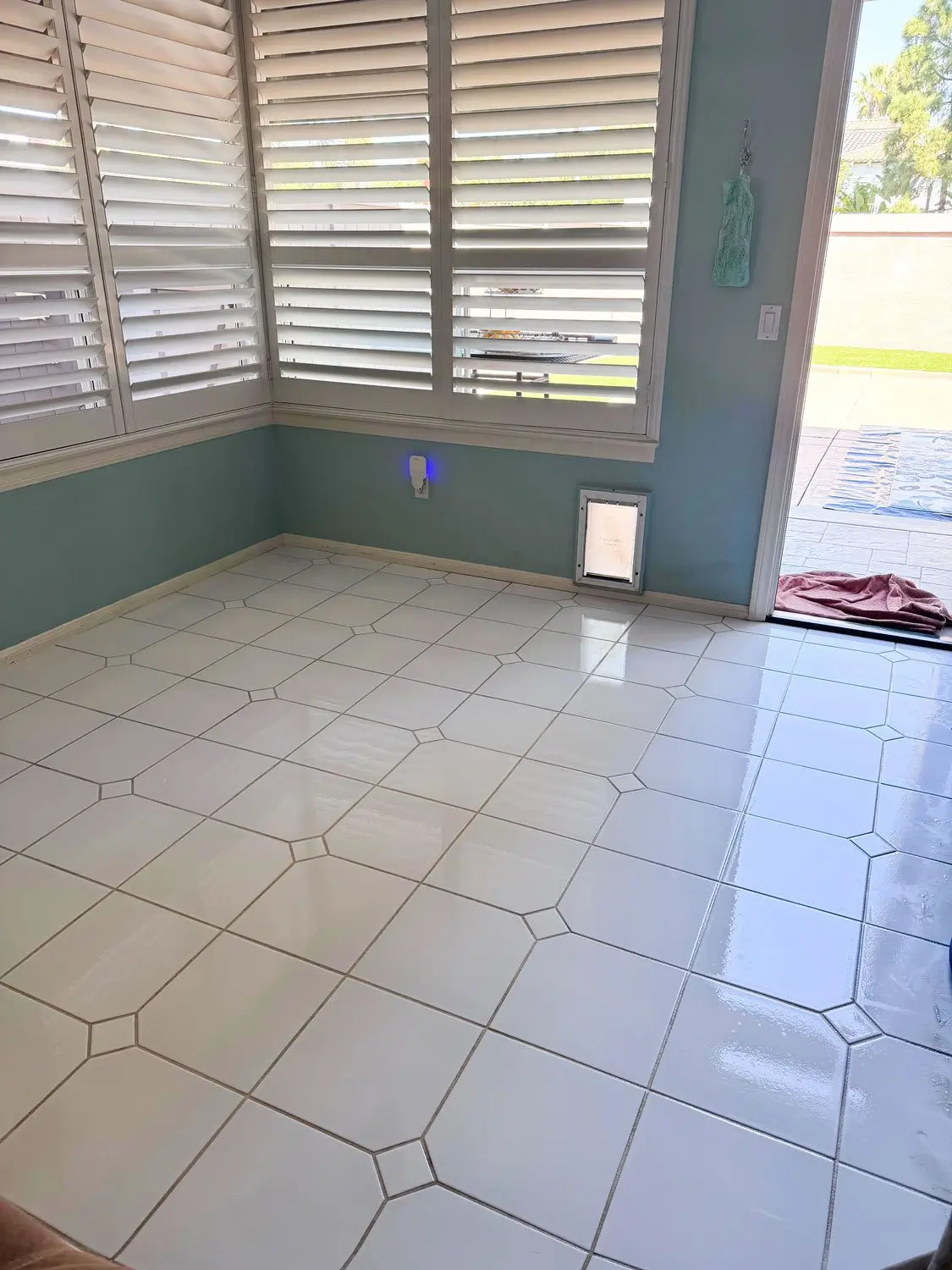 Professional kitchen tile restoration