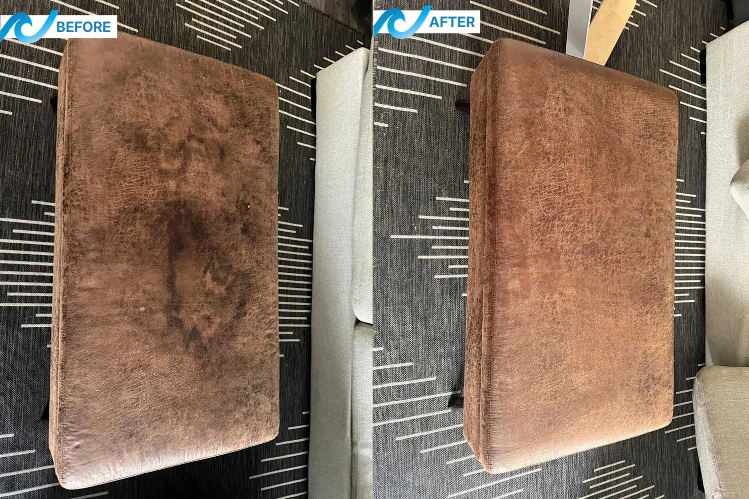 Upholstery cleaning result San Diego 2