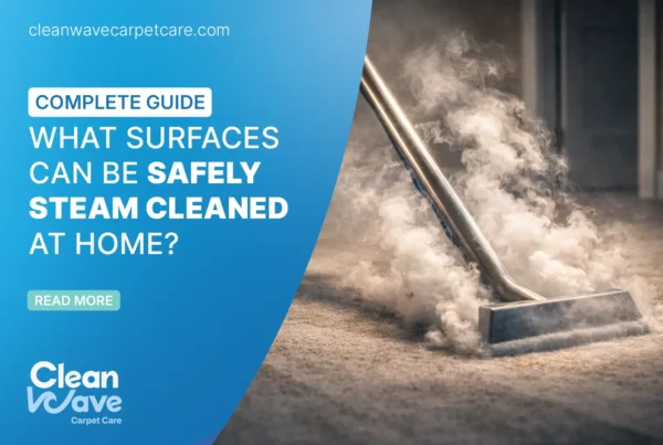What surfaces can be safely steam cleaned at home? Complete guide