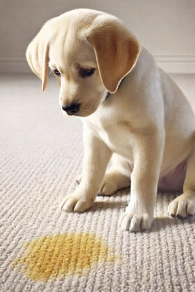 pet urine on the carpet